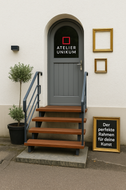 atelier unikum, der perfekte rahmen für deine kunst