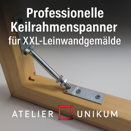Professionelle keilrahmenspanner für xxl-leinwandgemälde