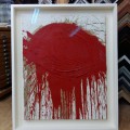 Hermann Nitsch, Leinwandgemälde, Objektrahmen