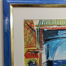 Kunst Einrahmung, Bilderrahmen, Passepartout, Bilderglas, Museumsglas, Stuttgart, Esslingen, Nürtingen, Kirchheim Teck, Reutlingen, Plochingen