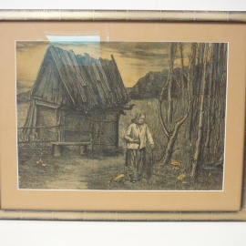 Radierung einrahmen, Passepartout