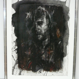 Radierung, Portrait, einrahmen lassen