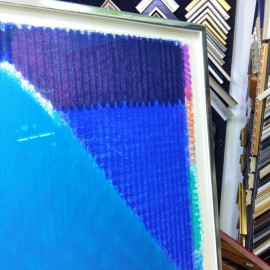 Heinz Mack Serigrafie, Studiorahmen