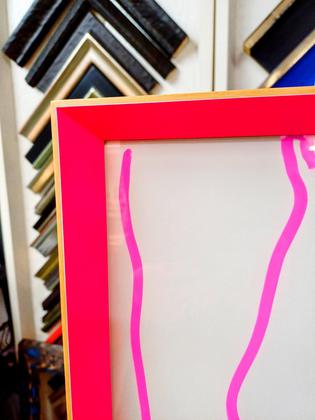 bilderrahmen pink