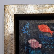 Schattenfugenrahmen Sonderanfertigung, Silber