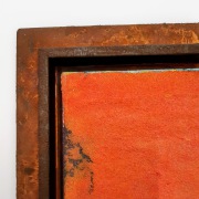 Schattenfugenrahmen Sonderanfertigung, Rost