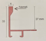 Schattenfugenrahmen Aluminium stuttgart