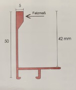Schattenfugenrahmen Aluminium, stuttgart