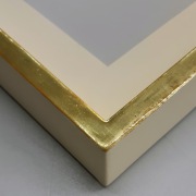 Schattenfugenrahmen Gold, exklusiv Hamburg