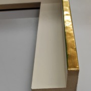 Schattenfugenrahmen Gold,exklusiv München