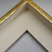 Schattenfugenrahmen Premium, Gold, Berlin