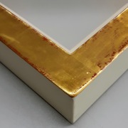 Schattenfugenrahmen Qualität Gold, Frankfurt