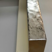 Schattenfugenrahmen vortrefflich 90x120, Silber, Berlin