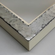 Schattenfugenrahmen exquisit 90x90, Silber, Hamburg