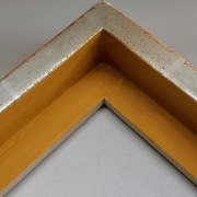 Schattenfugenrahmen exklusiv 100x200, Silber, München