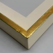 Schattenfugenrahmen Qualität 20x20, Gold, München