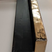 Schattenfugenrahmen hochwertig 100x270, Schwarz, Berlin