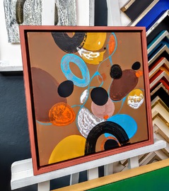 Rahmen Leinwandbild, modern