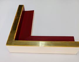 Schattenfugenrahmen Citrongold 21 kt.