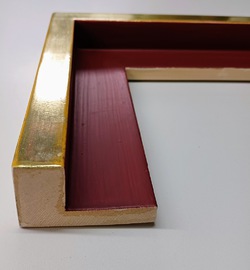 Schattenfugenrahmen Gold