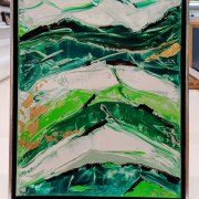 bilderrahmen für ölgemälde grün