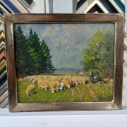 bilderrahmen für ölgemälde auf holz