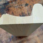 holz profilleiste für gemälderahmen zum beizen