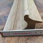 holz profilleiste für gemälderahmen natur
