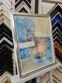 Leinwandbild Einrahmen mit schattenfugenrahmen, esslingen