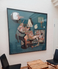 Rahmen für leinwandgemälde von tesfaye urgessa