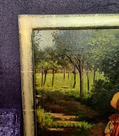 Ölgemälde rahmen, stuttgart, kirchheim teck