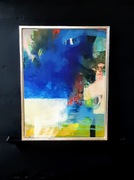 Acrylgemälde mit Schattenfugenrahmen, stuttgart