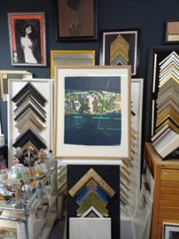 bilderrahmen holz eiche