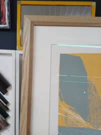 holz bilderrahmen passepartout