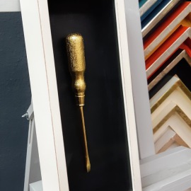 Objektrahmen, Vergoldung