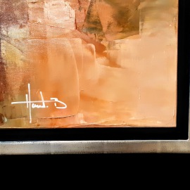 Schattenfugenrahmen Silber, nach Maß