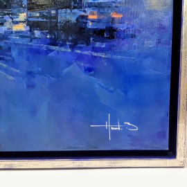 Schattenfugenrahmen 90x90, modernes gemälde