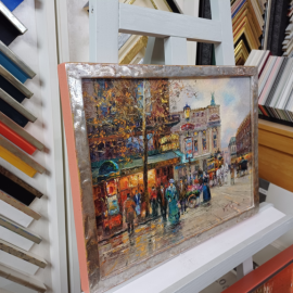 silberrahmen ölgemälde