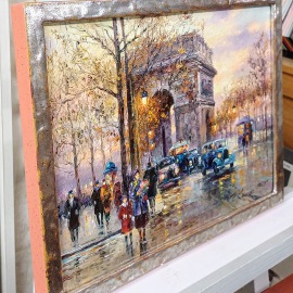 handgefertigter echtsilber rahmen