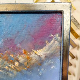 ölgemälde mit studiorahmen