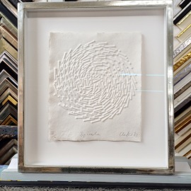 guenther uecker nagelbild rahmen