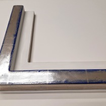 Schattenfugenrahmen Übergröße Silber