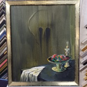 acrylgemälde im vergolderrahmen
