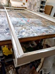 xxl schattenfugenrahmen silber