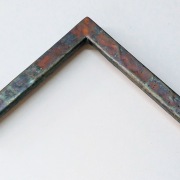 Bilderrahmen Profil mit oxidiertem Silber