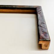 Bilderrahmen  mit oxidiertem Blattsilber