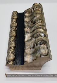 Barockrahmen silber schwarz