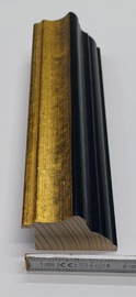 Rahmen schwarz gold