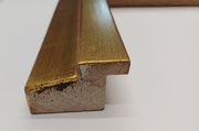 bilderrahmen sonderanfertigung, gold patiniert
