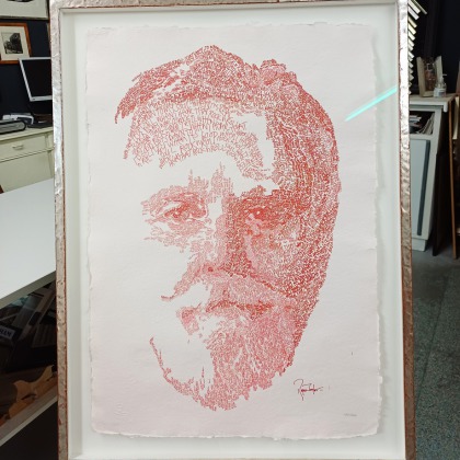 artprint einrahmung, lithografie